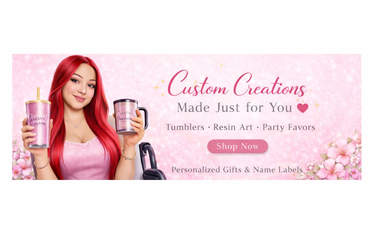 Azalea's Charm Bar Custom Creations Banner