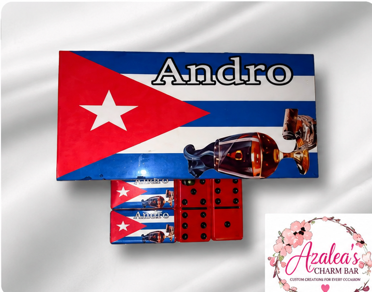 Personalized Name Set domino display