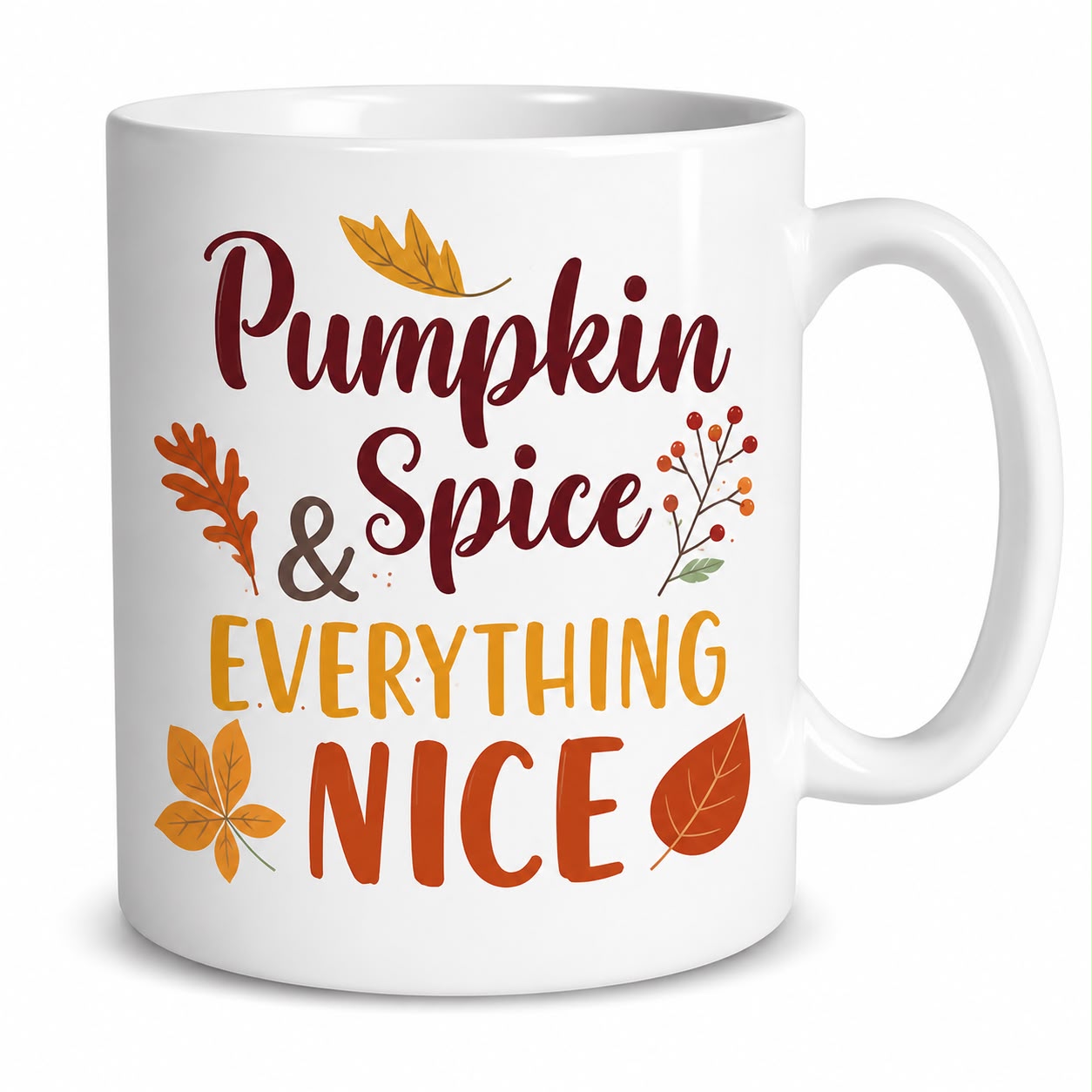 Pumpkin Spice & Everything Nice Fall mug