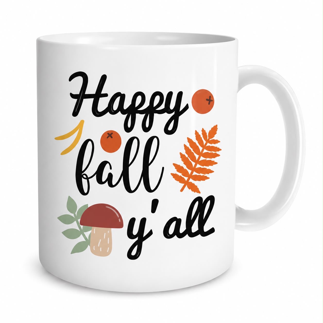 Happy Fall Y'all Fall mug