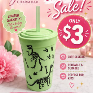 Dinosaur Green Cup