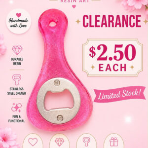 Pink Bottle Opener