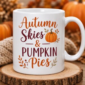 Fall Mug – Autumn Skies & Pumpkin Pies