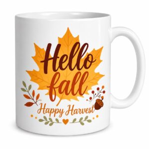 Fall Mug – Hello Fall Happy Harvest
